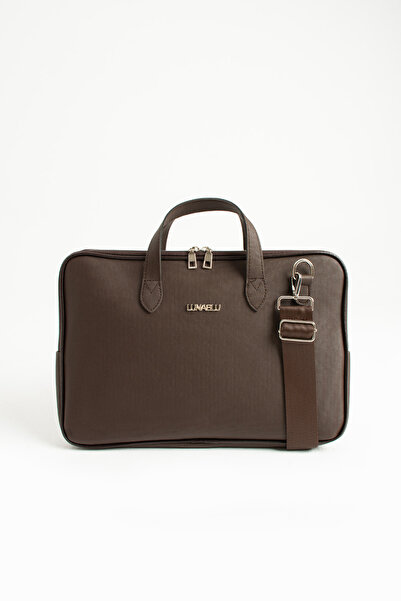 LUNABLU MacBook Air-Pro Paperwork Computer Notebook Laptop Bag with 13-14" Inch Waterproof Fabric