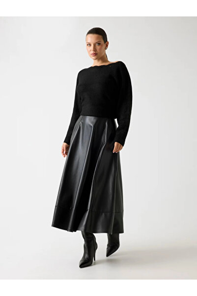 Guess Malorie Women's Black Knitwear W5Pr0Wz3B50-Jblk