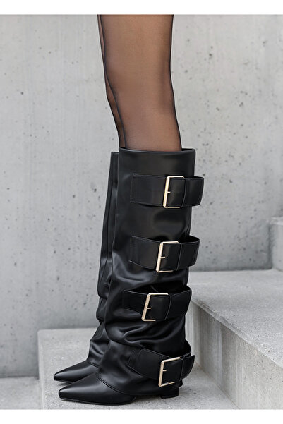 SOFILINE Elegant black boots with comfortable heel 7677A 110