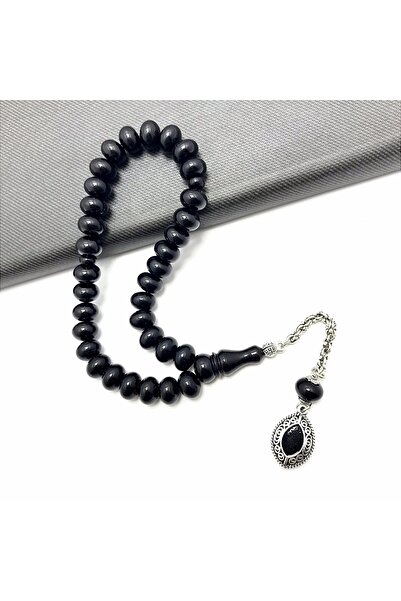 KANUNİ TESBİH Rozariu din chihlimbari negru croială Sıkma