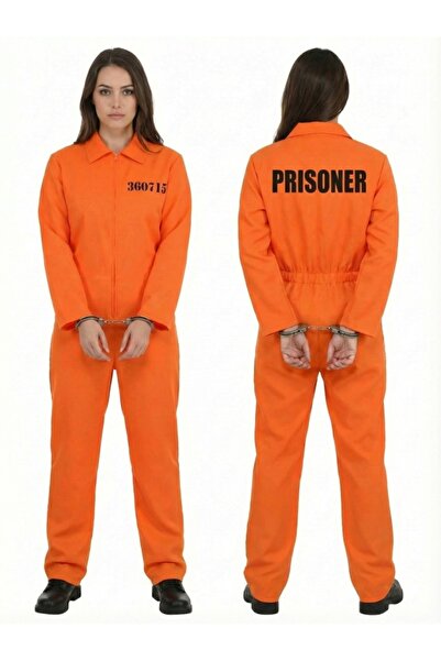 Kostüm Sarayı زي السجينات البرتقالي |   ملابس السجن للنساء