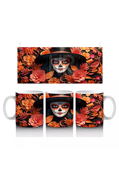 Wisdom Rain روح في قبعة سوداء في بحر الورد - كوب قهوة هدية