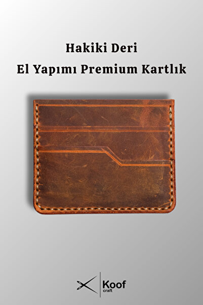 Koof Craft Nova Genuine Leather Snow Wallet - Gift Leather Wallet Handmade Leather Card Holder
