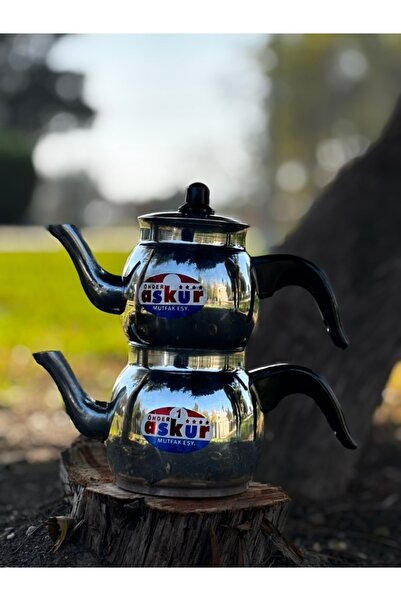 RUKEN Modern Tasarım | Yuvarlak Hatlı Küre Model Alüminyum Çaydanlık Takımı |...