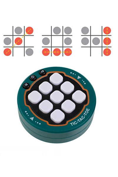 OEM Portable Electronic Tic Tac Toe Game Ø7×2 cm – X and 0, 1-2 Players