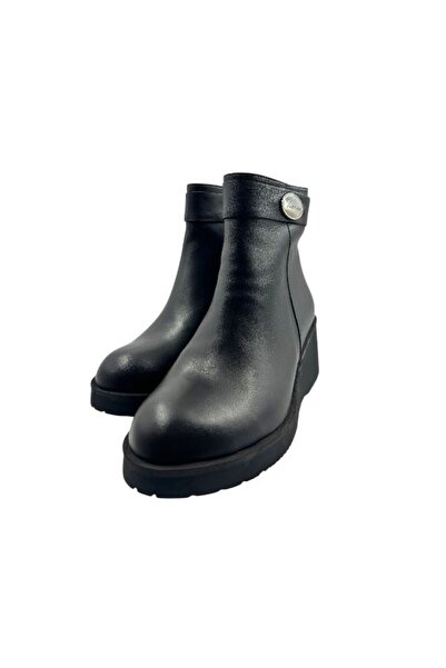 KEMAL TANCA 877 700 Women's Genuine Leather Padded Heel Boots