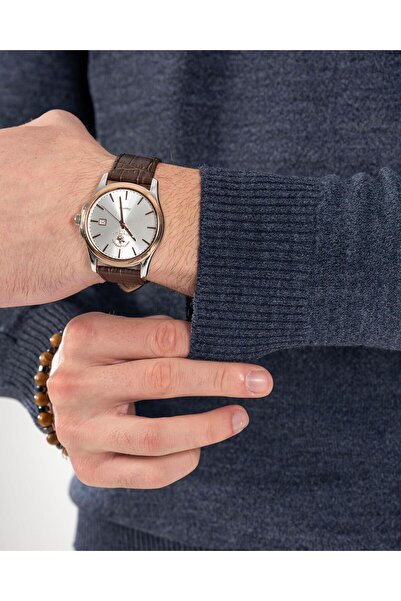 TerziAdemAltun Italian Style S Slim Fit Men's Half Turtleneck Knitwear Sweater Navy Blue T13116