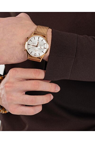 TerziAdemAltun Italian Style S Slim Fit Crew Neck Knitwear Sweater Brown T14526