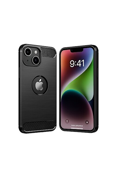 DAMUR Husă de protecție, compatibilă cu Apple iPhone 14 Plus, Husă TPU Carbon...