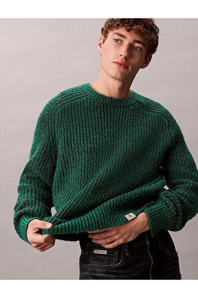 Calvin Klein Wool Blend Relaxed Raglan Sweater