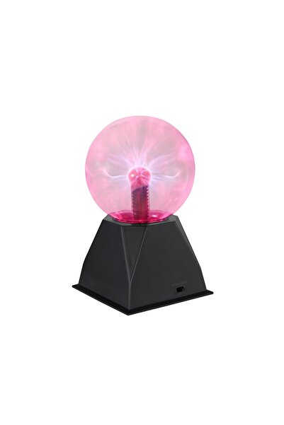 GLOBO Lampă de masă LED cu plasmă, formă de stea, 280110, 3,6 W, neagră + multicoloră, 20,5 cm, modernă, alimentată de la rețea