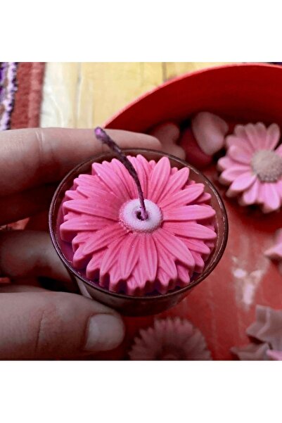 morlalem m 4,5cm Papatya çiçeği Magnet Çiçek Silikon Kalıp K-1390, Taş Tozu S...