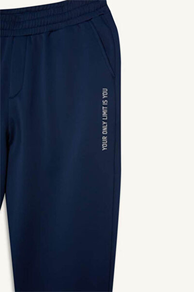 DeFacto Standart Fit Sporcu Jogger Lacivert Erkek Eşofman Altı F2380AX/NV248