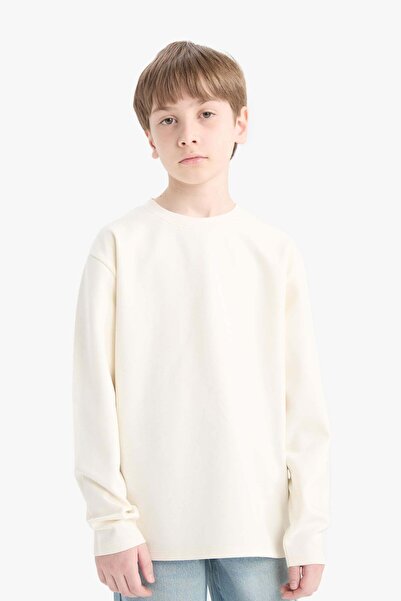 DeFacto Ecru Boy's Sweatshirt E9661A8/Er118