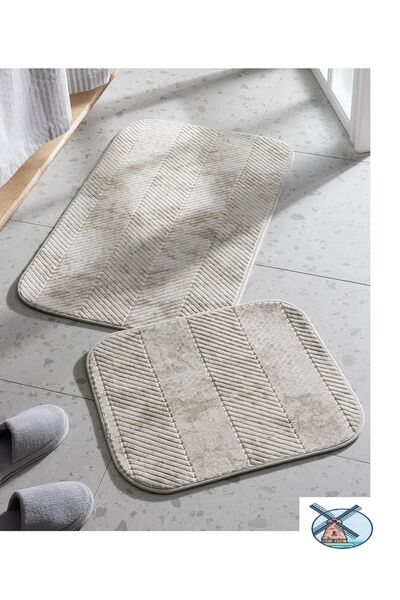 Madame Coco Χαλάκι μπάνιου Eze - Πήλινο - 50x80