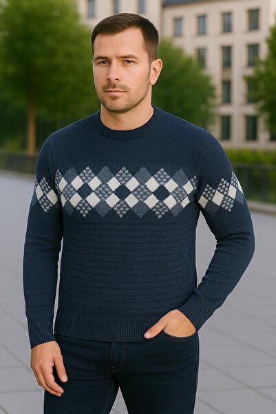 YAMAK bisiklet yaka çelik örgü kazak