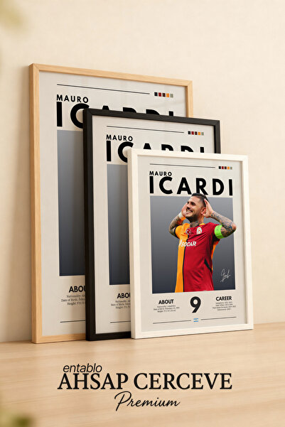 moodPaper Mauro Tasarım Çerçeveli Tablo, Galatasaray Tasarım Tablo, Çerçeveli...