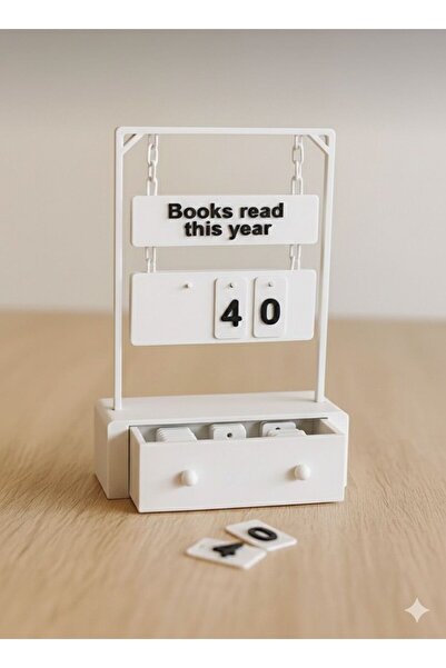 Gift Studio Kitap Okuma Sayacı - Kitaplık Aksesuar - Kitap Okuma Motivasyon