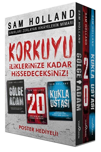 Yediveren Yayınları Sam Holland Polisiye Gerilim Seti-Poster Hediyeli