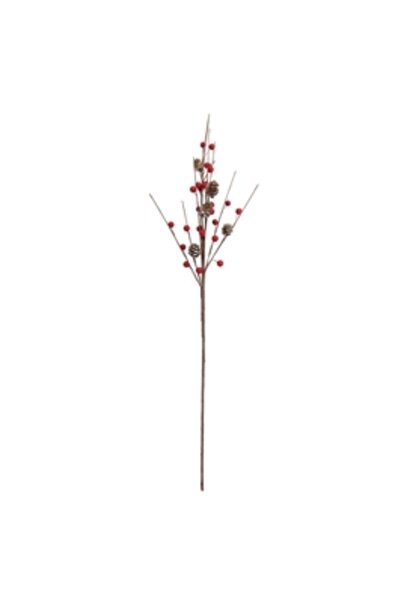 SHOPIENS Christmas decoration SYXHP-262134, snowflake, plastic, red, 16.5 x 16.5 cm, set of 3
