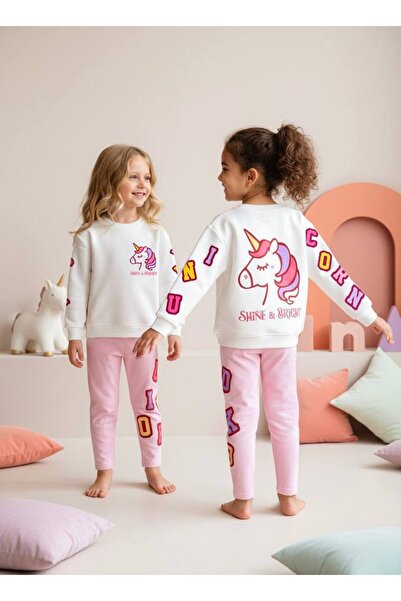 Bloom BBK400 Unicorn Shine Pembe Kız Çocuk Taytlı Takım
