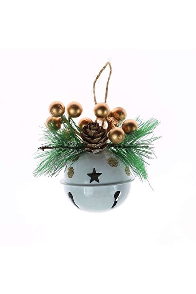 SHOPIENS Christmas decoration, white, 6 cm, SYLD-WYM-2303012