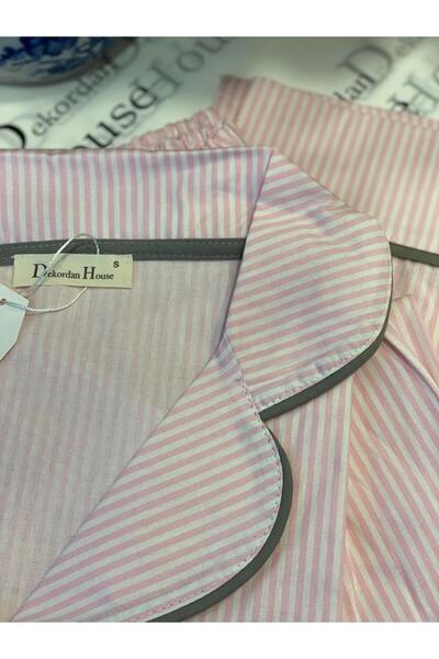 Dekordan House Soft Pink Short Sleeve Pajama Set