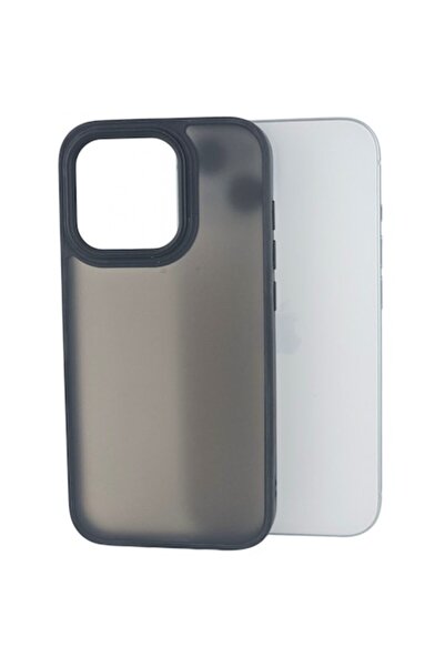 DAMUR Husă de protecție, pentru Apple iPhone 15 Pro, Mat satinat, PC, Negru