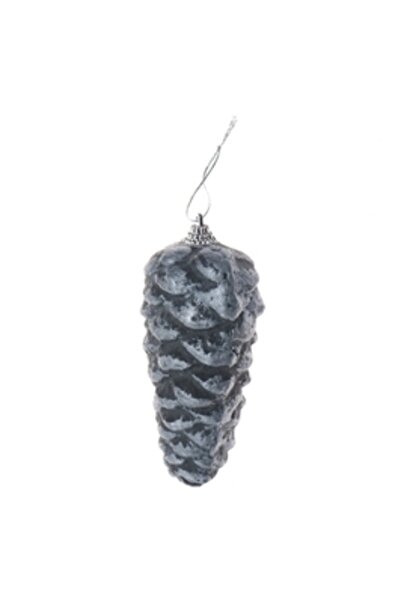 SHOPIENS Christmas decoration, cone-shaped, gold, plastic, 11 cm, D261174