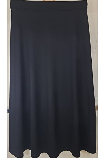 N.Y.YILDIZ Star Crystal Combed Cotton Two-Piece Flawlessly Smooth Unlined Flexible Drapey Elastic Waist Plus Size Skirt