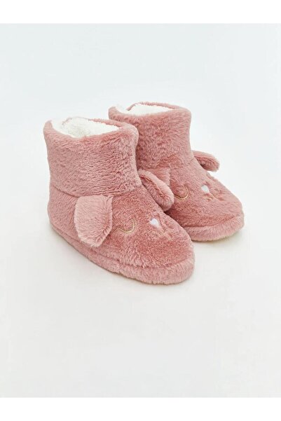 LC Waikiki أحذية منزلية للفتيات بتطريز ثلاثي الأبعاد (W5)