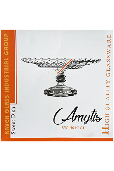 amytis Platou de sticlă cu picior SW 1401 GCL
