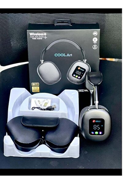 Generic Wireless Bluetooth Headphones with LED Display, HiFi Stereo, Foldable Over-Ear