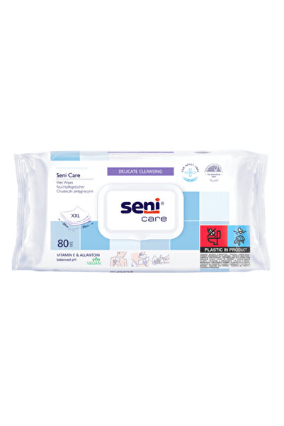 Seni Care Classic Adult Wet Wipes, 30x20 cm