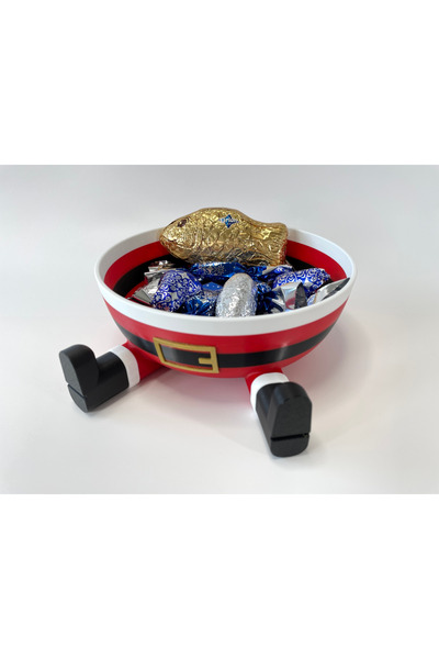 SZD Design Santa Claus Concept Christmas Cookie Bowl