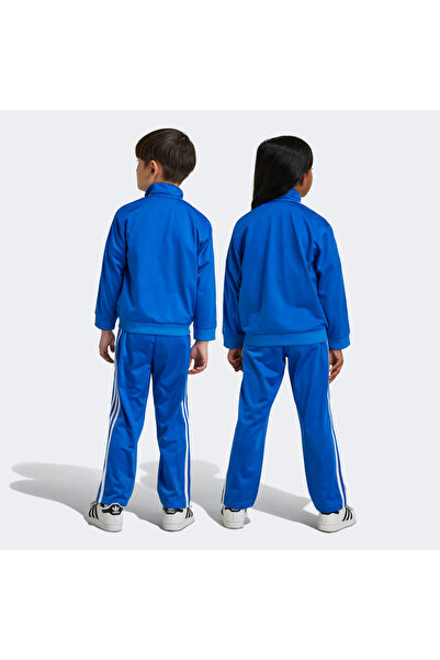adidas Firebird Çocuk Mavi Eşofman Takımı