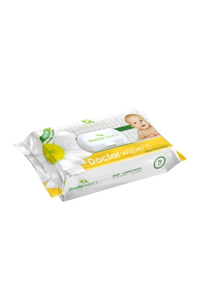 DOCTOR WIPES Servetele Umede cu Musetel pentru Copii cu capac,Testat Dermatol...