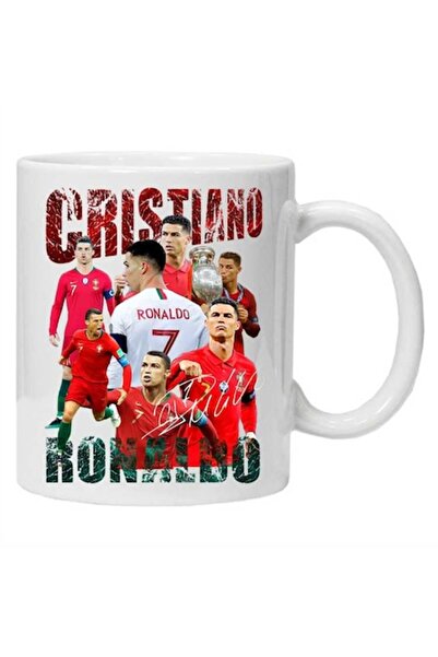 CRD PRINT Personalized mug with Cristiano Ronaldo, CRD PRINT, 330 ml, white