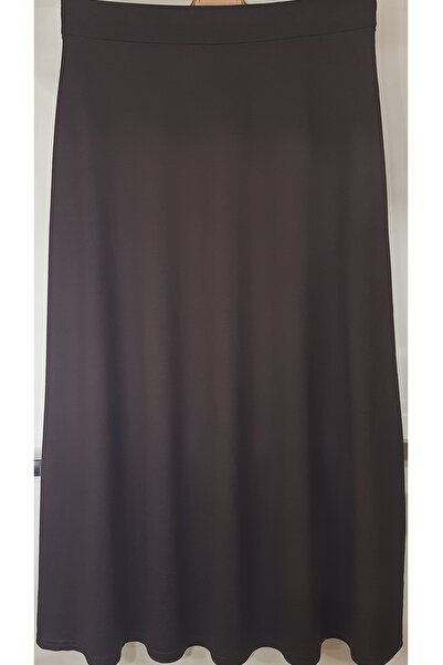 N.Y.YILDIZ Star Crystal Combed Cotton Two-Piece Flawlessly Smooth Unlined Flexible Drapey Elastic Waist Plus Size Skirt
