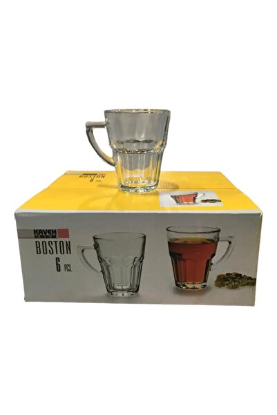 Boston set of 6 glass cups 260 ml GL 9095 GCL