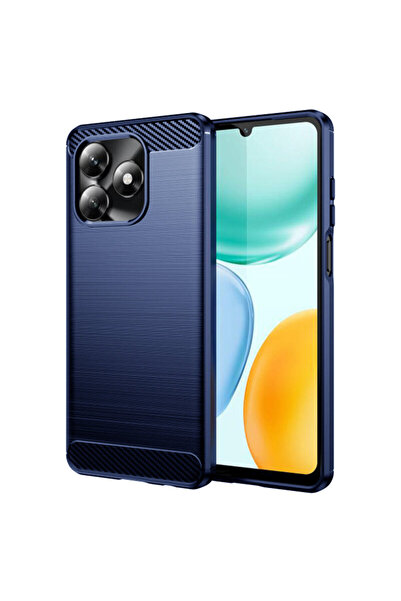 Techsuit Carcasă din silicon carbon pentru Honor X5c Plus, albastră