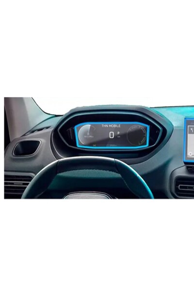 THN MOBILE Peugeot Rifter and Panelvan 2024 and 2025 Model Instrument Panel and Multimedia Screen Protector
