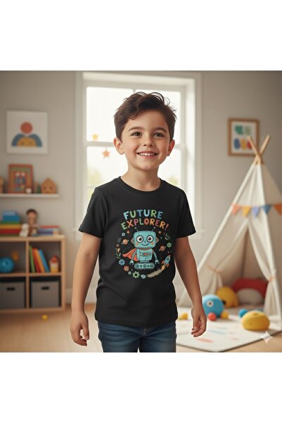 Tiny and Co تي شيرت للأطفال من Future Explorer مطبوع
