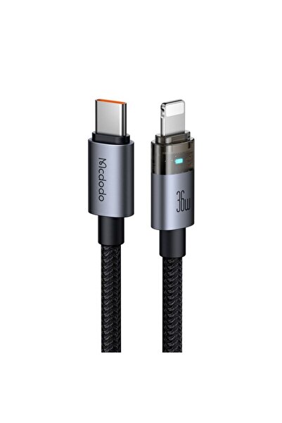 Mcdodo iPhone Charging Cable 36W, Mcdodo, 1.2m, CA-6940, Black