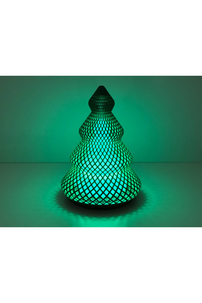 genomera Lampă LED cu model tricotat pentru bradul de Crăciun (18,5 cm înălțime)