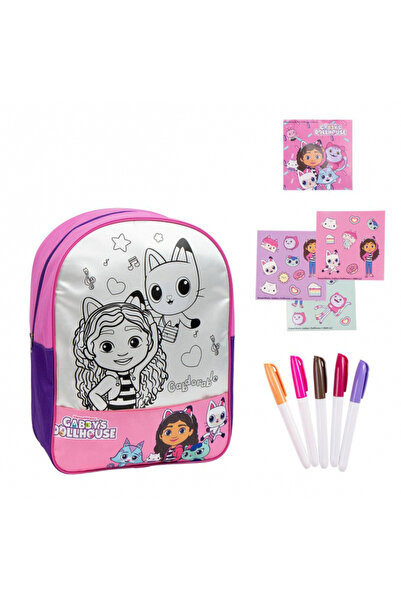 Gabby's Dollhouse Ghiozdan de colorat 38x31x3 cm