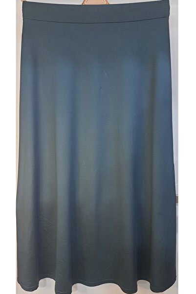 N.Y.YILDIZ Star Crystal Combed Cotton Two-Piece Flawlessly Smooth Unlined Flexible Drapey Elastic Waist Plus Size Skirt