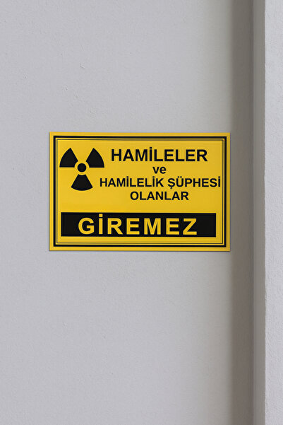 Happynesso لافتة من سلسلة لافتات التحذير بعبارة 'الحوامل وذوي شكوى الحمل لا ي...