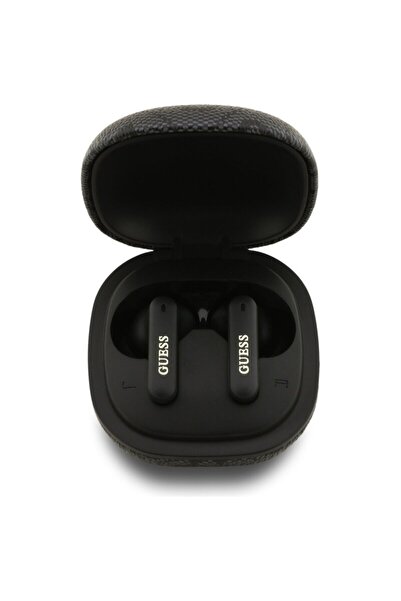Guess 4G Classic Metal Logo Bluetooth Earbuds, black, GUTWST3P4EGK