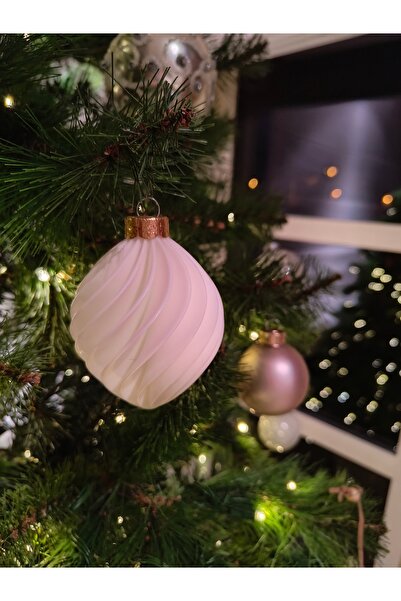 SZD Design زينة شجرة عيد الميلاد على شكل ندفة ثلج وكرة زخرفية